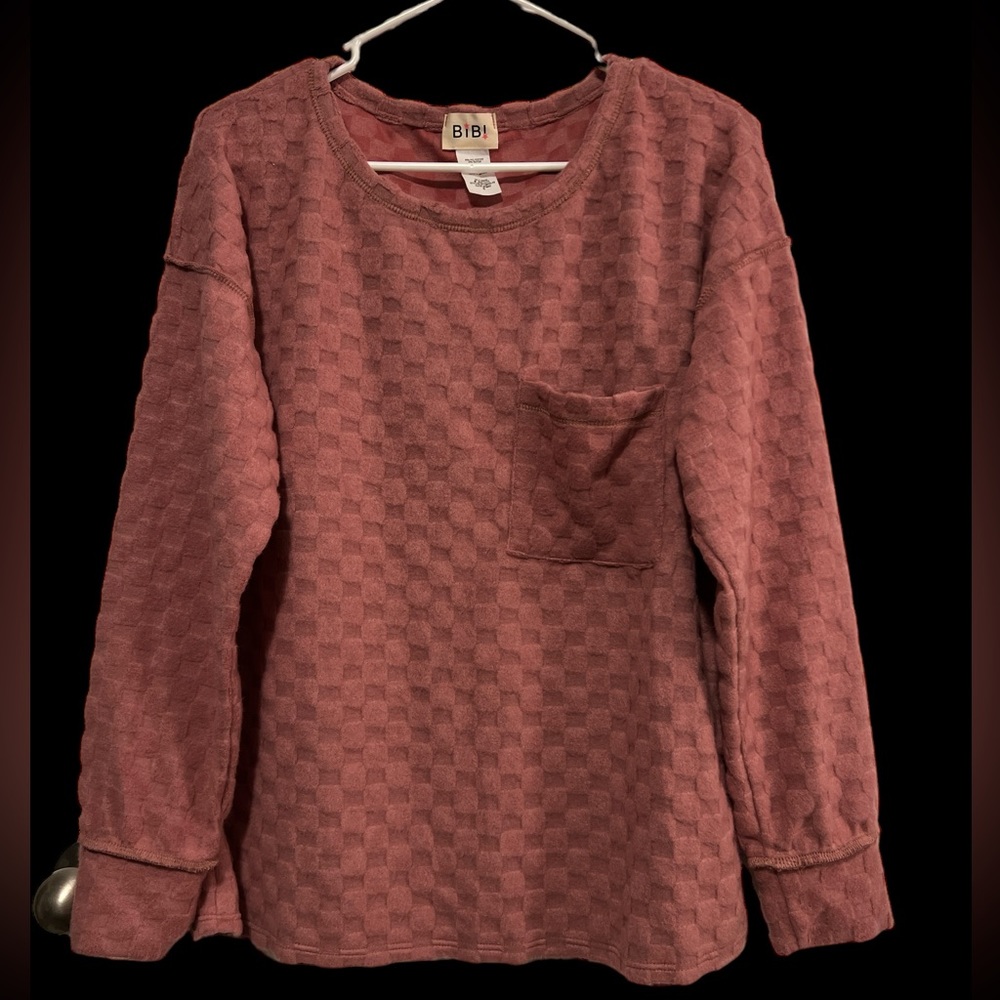 Super soft checkered sweater